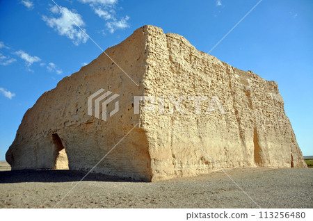 Silk Road China Gansu Province Hexi Corridor Yumen Pass Ruins 113256480
