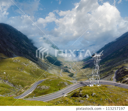 Summer mountain view (Romania) 113257197