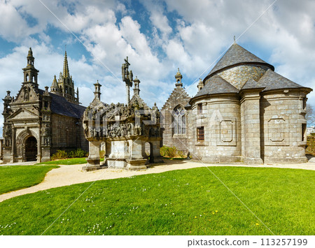 The parish of Guimiliau, Brittany, France. The parish of Guimiliau, Brittany, France. 113257199