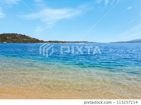 Summer sea coast (Sithonia, Greece). 113257214