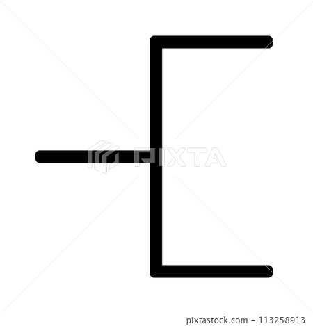 A branch line that branches into two 113258913
