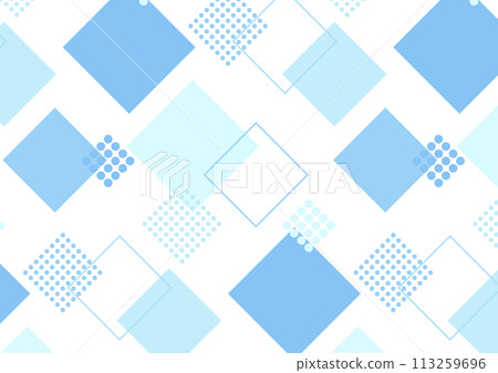 Square pattern blue Square pattern blue 113259696