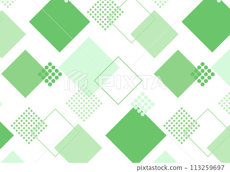 Square pattern green Square pattern green 113259697