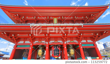 Sensoji Temple Hozomon Gate Sensoji Temple Hozomon Gate 113259772