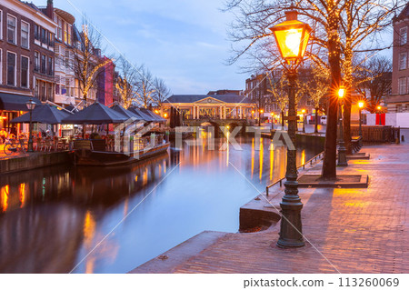 Christmas Leiden bridge Koornbrug 113260069