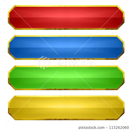 Luxurious Frame D Gold Rim 4 Color Set 113262060