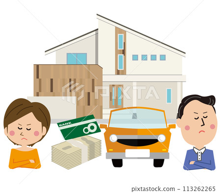 Pop family, middle-aged couple, divorce, property division 113262265