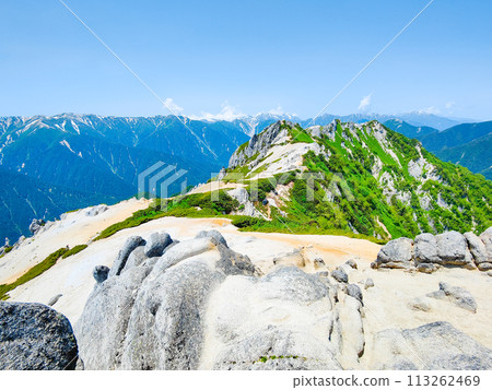 夏季攀登津巽山(從巽山頂眺望北津巽山) 夏季攀登津巽山(從巽山頂眺望北津巽山) 113262469