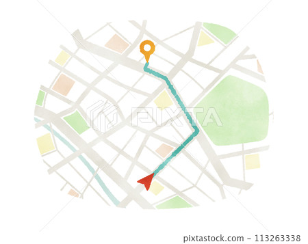 Route to your destination on the map 113263338