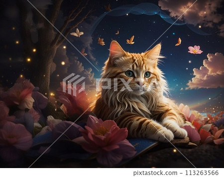 Pretty kitten 113263566