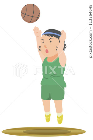 jump shot basketball 113264648