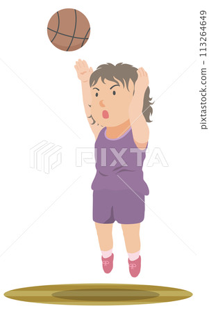 jump shot basketball 113264649