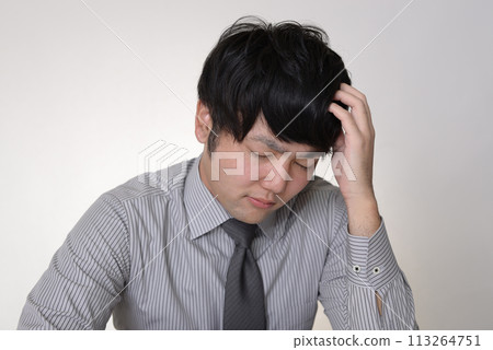A depressed man A depressed man 113264751