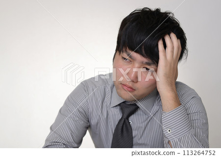 A depressed man A depressed man 113264752