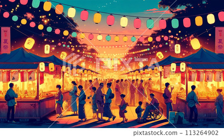 Summer festival Summer festival 113264902