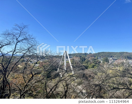 Takatsudo Gorge, a bridge spanning a valley Takatsudo Gorge, a bridge spanning a valley 113264964
