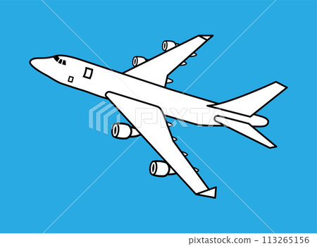 白色飛機 113265156