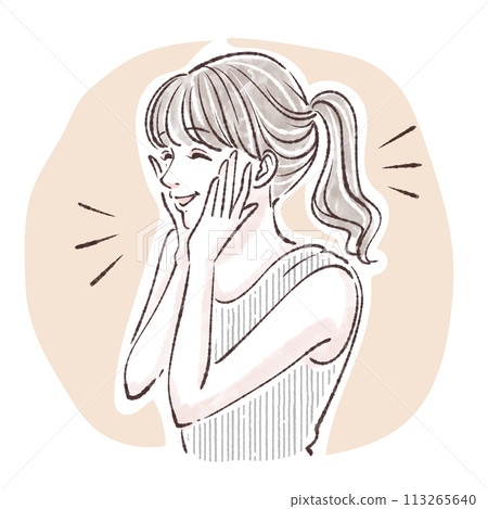 婦女和女孩插畫素材 婦女和女孩插畫素材 113265640