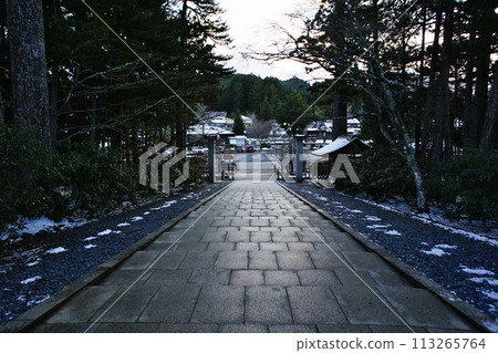 高野山世界遺產金剛峰寺的景象 高野山世界遺產金剛峰寺的景象 113265764
