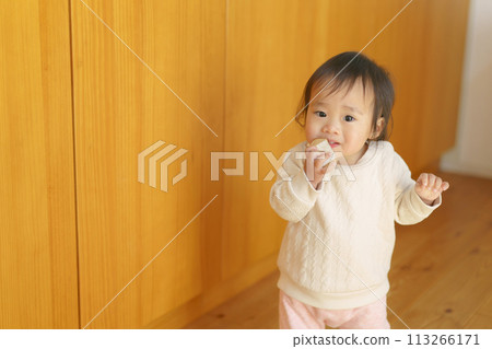 寶寶在屋裡走動 113266171