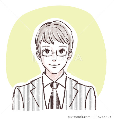 Illustration material of men and boys Illustration material of men and boys 113266493
