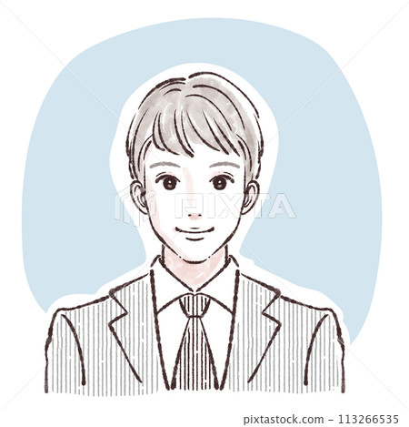 Illustration material of men and boys Illustration material of men and boys 113266535
