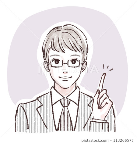 Illustration material of men and boys Illustration material of men and boys 113266575