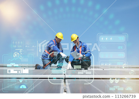 Team of engineers working at the factory Team of engineers working at the factory 113266739