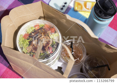 Takeout food picnic image Takeout food picnic image 113266799