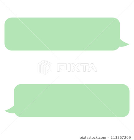 Simple speech bubble 113267209