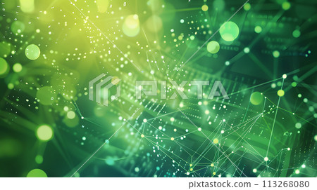Emerald Circuit Symphony: Abstract Green Microchip Board with Bokeh Elegance Emerald Circuit Symphony: Abstract Green Microchip Board with Bokeh Elegance 113268080
