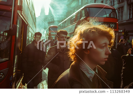 Streets Alive: Vibrant Moments in the Heart of London 113268349