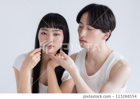 男女美容保養圖片 男女美容保養圖片 113268554