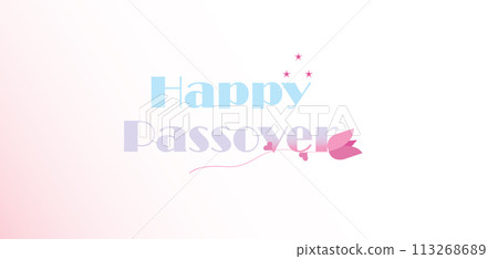 Celebrating Passover Tradition with Beautiful Design 113268689