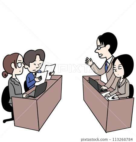 Prosecutors and lawyers in the courts Prosecutors and lawyers in the courts 113268784