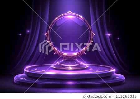 照亮未來的魔鏡插畫 113269035