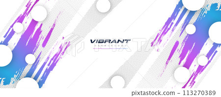 Colorful Gradient Brush Background with Halftone Effect. Grunge Sport Background with Brush Texture Colorful Gradient Brush Background with Halftone Effect. Grunge Sport Background with Brush Texture 113270389