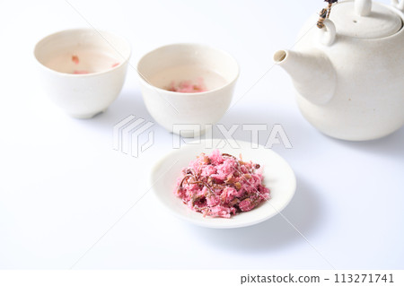 Salted cherry blossoms 113271741