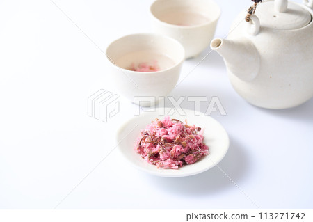 Salted cherry blossoms 113271742
