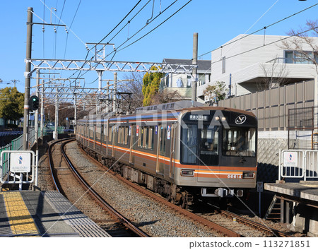 Osaka Metro 66 series train running on the Hankyu Senri Line 113271851