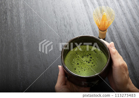 Hands with Matcha 113273483