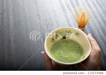 Hands with Matcha Hands with Matcha 113273486
