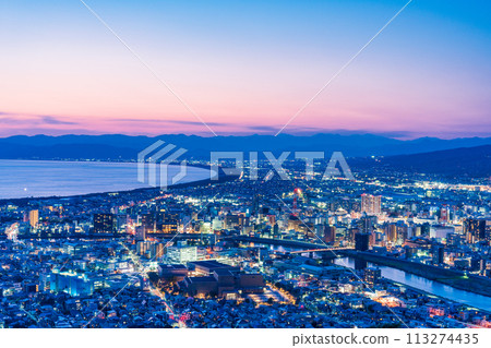 （靜岡縣）沼津市中央街景夜景 113274435