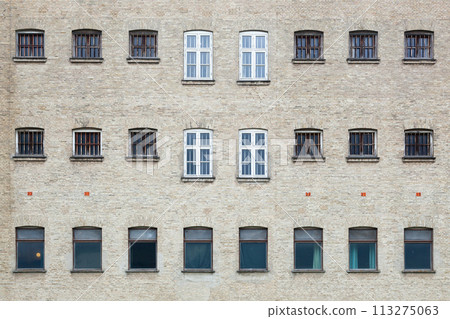 Facade of the ancient Horsens state prison in Denmark Facade of the ancient Horsens state prison in Denmark 113275063