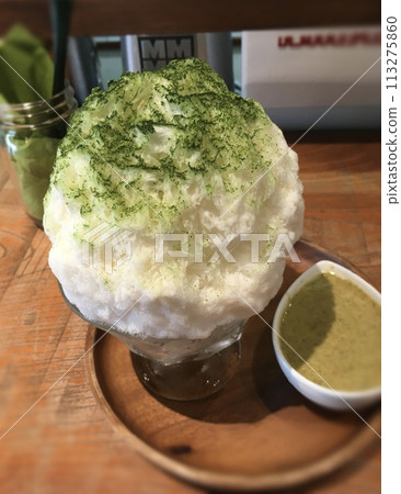 抹茶開心果刨冰 113275860
