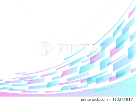 Blue and pink pop background 113275917