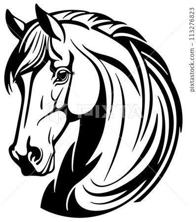 Horse Head as Logo Horse Head as Logo 113276823