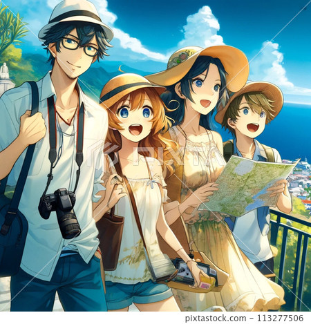Family trip for summer vacation 113277506