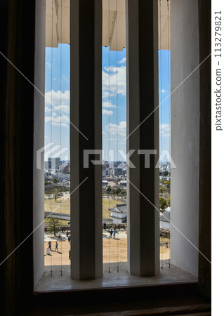 從姬路城天守閣眺望姬路市 從姬路城天守閣眺望姬路市 113279821
