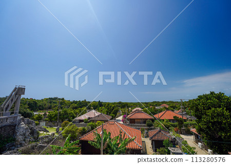 Village of Taketomi-jima Island, Okinawa 113280576